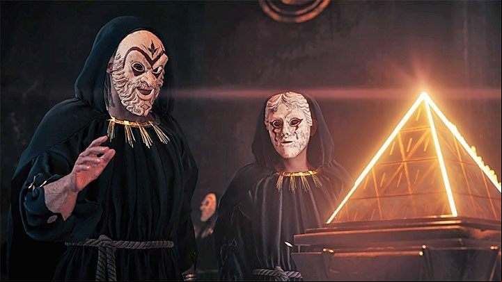 In AC Odyssey, there are 42 Kosmos Cult worshipers and 1 leader of this group called The Ghost of Kosmos - AC Odyssey: Who are Kosmos Cultists? List of all Kosmos Cultists - Kosmos Cultists - Assassins Creed Odyssey Guide