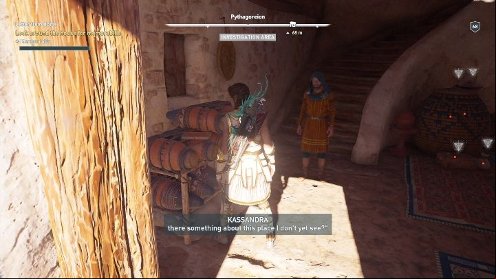 Once you get there, run an investigation - Every Story Has An Ending - Side Quests in Assassins Creed Odyssey - Free DLC Side Quests - Assassins Creed Odyssey Guide