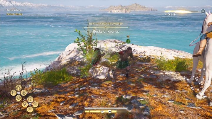 To complete the mission, you must defeat one of the opponents - Every Story Has An Ending - Side Quests in Assassins Creed Odyssey - Free DLC Side Quests - Assassins Creed Odyssey Guide