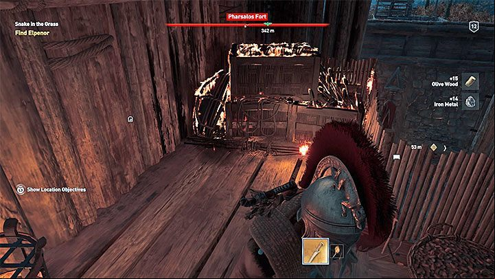 Another way of lowering Nation Power is to burn War Supplies - AC Odyssey: Conquest - Tips - Assassins Creed Odyssey Guide