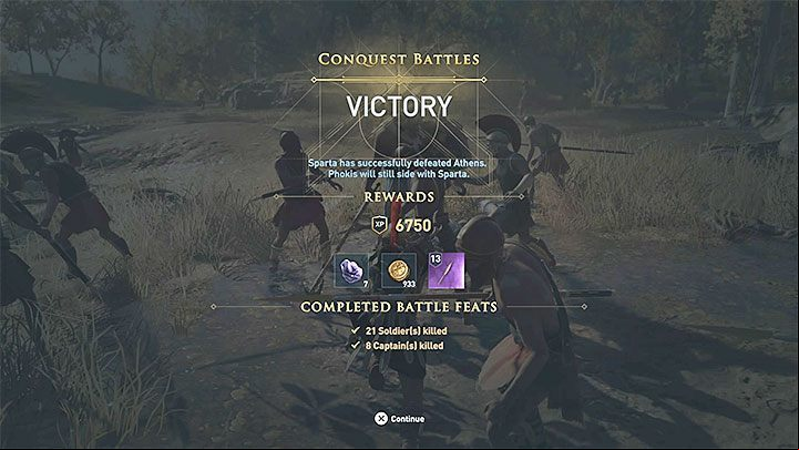 Check the battles summary - AC Odyssey: Conquest - Tips - Assassins Creed Odyssey Guide