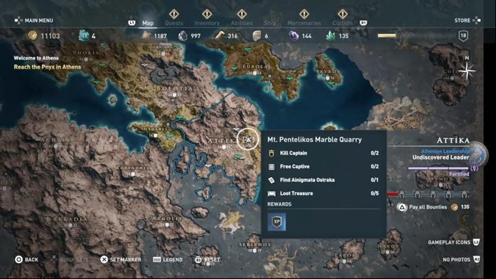 3 - AC Odyssey: Ainigmata Ostraka in Attika - Ainigmata Ostraka - Assassins Creed Odyssey Guide