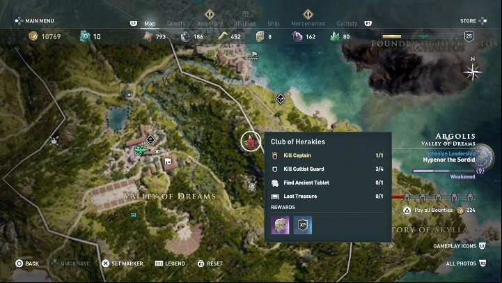 4 - AC Odyssey: Ainigmata Ostraka in Argolis - Ainigmata Ostraka - Assassins Creed Odyssey Guide