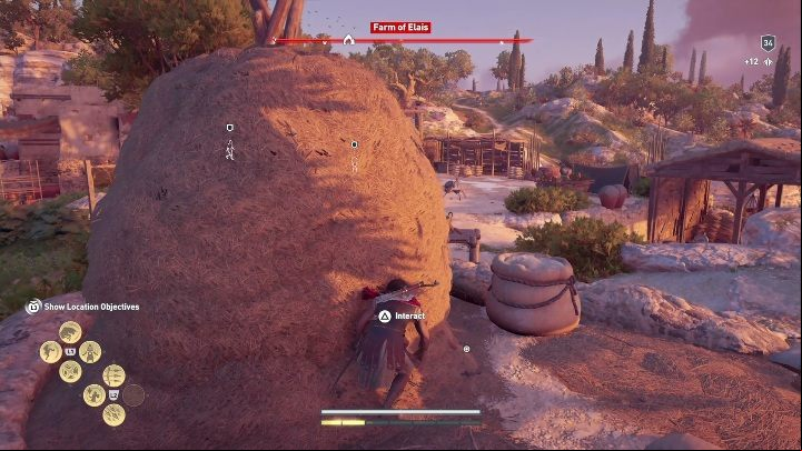 Puzzle solution: Go to the farm located in the southern part of the island - AC Odyssey: Ainigmata Ostraka in Silver Islands - Ainigmata Ostraka - Assassins Creed Odyssey Guide
