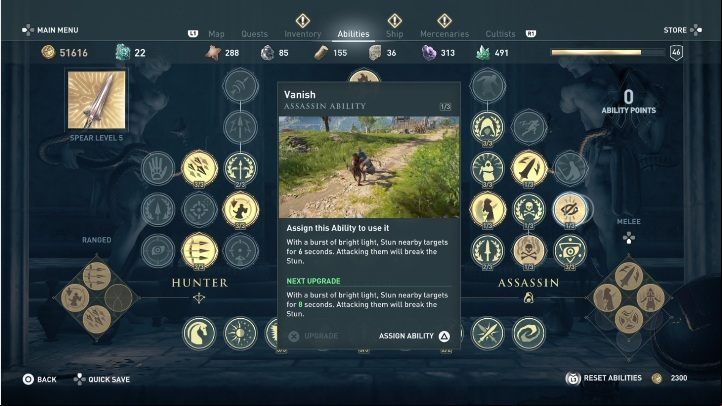 This skill stuns enemies for a few seconds - AC Odyssey: How to develop the assassins skills? - FAQ - Assassins Creed Odyssey Guide
