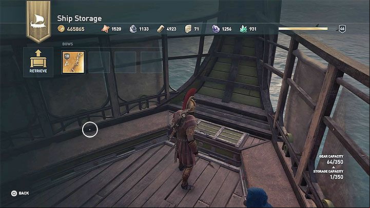 Interact with the chest to store all unwanted items including legendary gear - AC Odyssey: Can legendary items be removed from the inventory? - FAQ - Assassins Creed Odyssey Guide