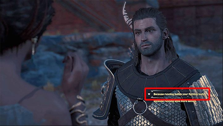 During the first meeting with Zopheras there is an opportunity to choose a dialog option marked with a heart icon - it is shown in the attached picture - AC Odyssey: Zopheras - Romance - Romances - Assassins Creed Odyssey Guide