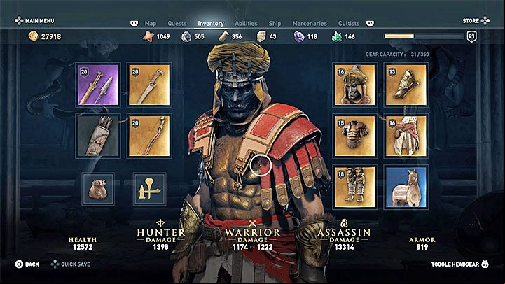 Acquiring 5 legendary pieces of armor is more time-consuming - AC Odyssey: Trophy guide, list of trophies - Trophy Guide - Assassins Creed Odyssey Guide