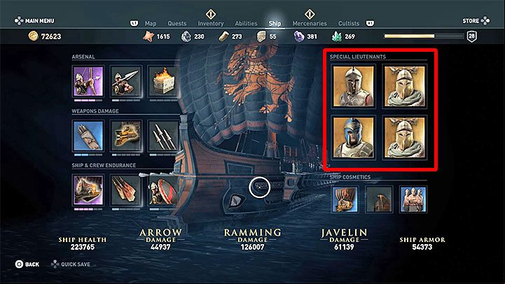 Initially, there is only one lieutenant slot available - AC Odyssey: Trophy guide, list of trophies - Trophy Guide - Assassins Creed Odyssey Guide