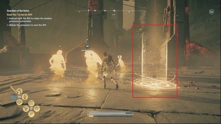Before disappearing, Hades will leave you with a few enemies - AC Odyssey Fate of Atlantis: Guardian of the Gates - Episode 2 - Torment of Hades - Assassins Creed Odyssey Guide
