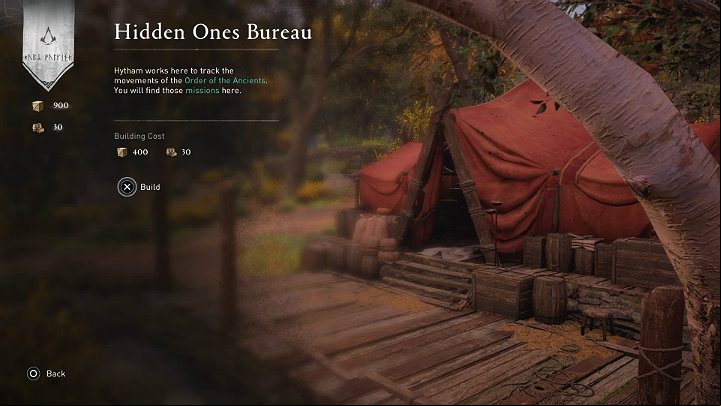 Once you have collected the right amount of raw materials, come to the marked place on the map, and build the Hidden Ones Bureau to proceed to the next stage of the quest - Assassins Creed Valhalla: To Serve the Light - Ravensthorpe - Assassins Creed Valhalla Guide and Walkthrough