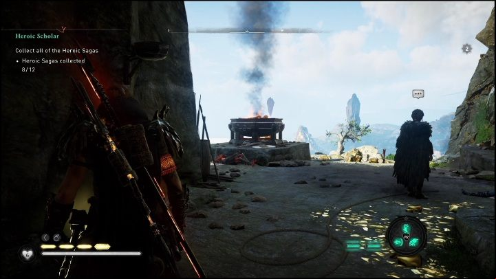 You will find 12 heroic sagas throughout the land - AC Valhalla Dawn of Ragnarok: Heroic Scholar - Walkthrough - Assassins Creed Valhalla Guide and Walkthrough