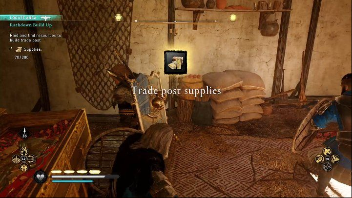 To speed up the process of obtaining resources, perform a raid and eliminate all soldiers stationed in the abbey with the help of your companions - AC Valhalla Wrath of the Druids: Rathdown Build Up - Walkthrough - Assassins Creed Valhalla Guide and Walkthrough