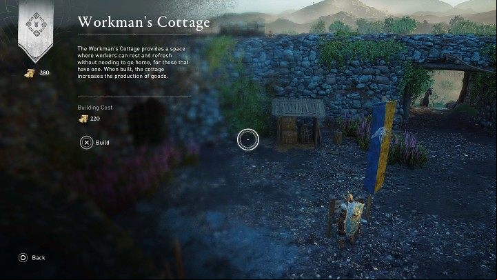 When you return to Rathdown, approach one of the three wooden boards and place a new building - AC Valhalla Wrath of the Druids: Rathdown Build Up - Walkthrough - Assassins Creed Valhalla Guide and Walkthrough