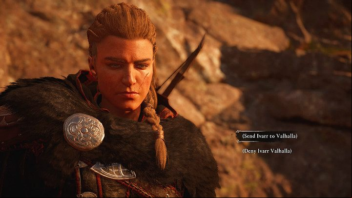 Upon returning to Quatford, Ubba will ask Eivor if his brother died a worthy death - Assassins Creed Valhalla: King Killer - important choices - Sciropescire - Assassins Creed Valhalla Guide and Walkthrough