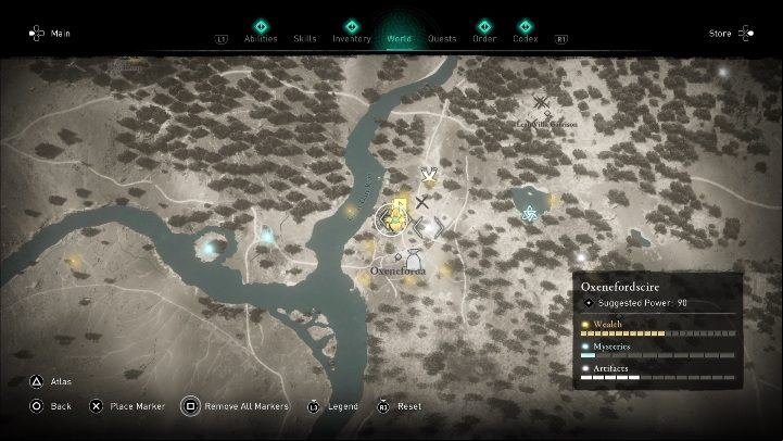 You will find this item in Oxeneford city - Assassins Creed Valhalla: Gear - Oxenefordscire secrets, locations - Oxenefordscire - Assassins Creed Valhalla Guide and Walkthrough