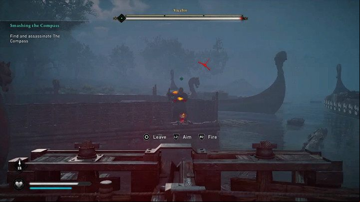 Vicelin (The Com) is a powerful man who uses a two-handed flail in combat - Assassins Creed Valhalla: The Com boss fight - how to win? - Bosses - Assassins Creed Valhalla Guide and Walkthrough