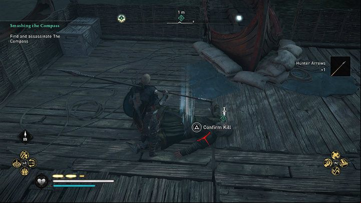 When your opponent is defeated, to confirm the killl and the fight will be over - Assassins Creed Valhalla: The Com boss fight - how to win? - Bosses - Assassins Creed Valhalla Guide and Walkthrough