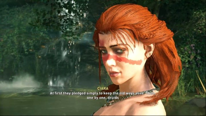 As the story presented in the Wrath of the Druids expansion pack unfolds, you will be able to make two key dialogue choices (marked with a heart) that could lead to a romance between Eivor and Ciara - AC Valhalla Wrath of the Druids: Is romance with Ciara possible? - FAQ - Assassins Creed Valhalla Guide and Walkthrough