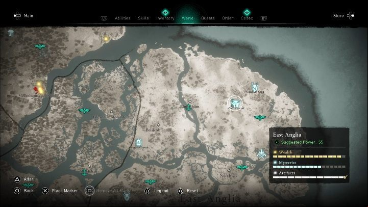 You will find the Offering Altar in the northern part of the map - Assassins Creed Valhalla: Offering Altar - East Anglia secrets, locations - East Anglia - Assassins Creed Valhalla Guide and Walkthrough