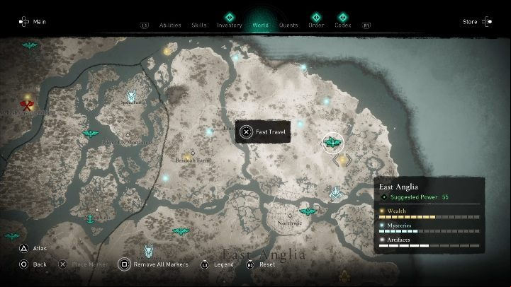You will find Blinding rush in Elmenham - Assassins Creed Valhalla: Abilities - East Anglia secrets, locations - East Anglia - Assassins Creed Valhalla Guide and Walkthrough