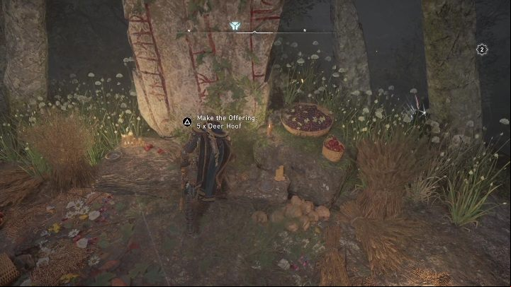 There is 1 Offering Altar in this region - AC Valhalla Wrath of the Druids: Connacht map - Maps of Ireland - Assassins Creed Valhalla Guide and Walkthrough