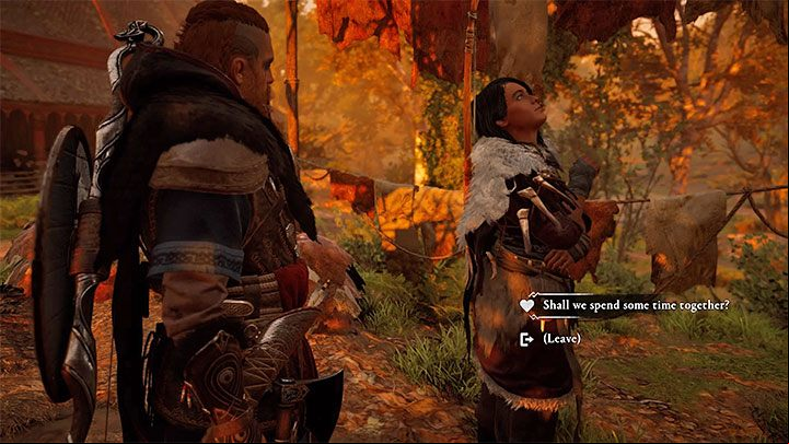 When you return to the settlement, find Petra and talk to her - Assassins Creed Valhalla: Petra - romance - Romances - Assassins Creed Valhalla Guide and Walkthrough
