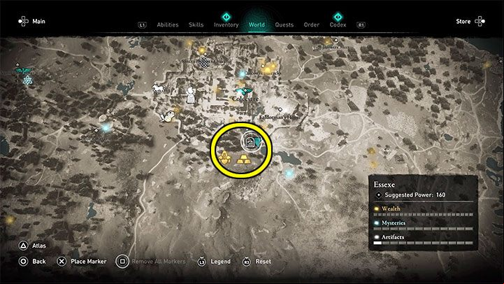 In order to find this bureau / hideout, you have to visit Colcestre - Assassins Creed Valhalla: Colcestre - Camulodunum Assassin Bureau - Hidden Ones Bureau - Assassins Creed Valhalla Guide and Walkthrough