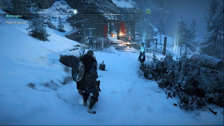 Eliminate all the targets in the makeshift village and talk to the leader child, Kaija, to complete this quest - Assassins Creed Valhalla: Battle Born - Hordafylke - Assassins Creed Valhalla Guide and Walkthrough
