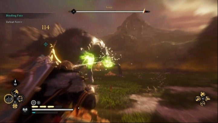 Perhaps the best tactic against this opponent is to wait until the wolf goes underground and then dodge his following attack - Assassins Creed Valhalla: Fenrir boss fight - how to win? - Bosses - Assassins Creed Valhalla Guide and Walkthrough