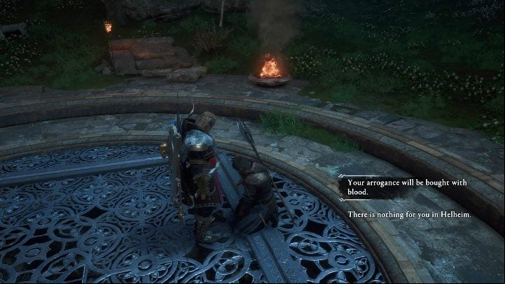 After a brief chat, you will have to decide what will happen to the soul of this warrior - Assassins Creed Valhalla: Hels Well - Asgard - Assassins Creed Valhalla Guide and Walkthrough