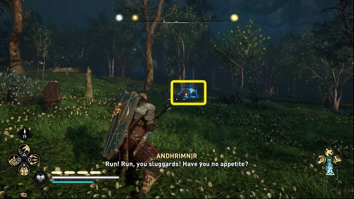Go with him and a few other warriors into the forest to hunt this legendary beast - Assassins Creed Valhalla: The Food of the Gods - Asgard - Assassins Creed Valhalla Guide and Walkthrough