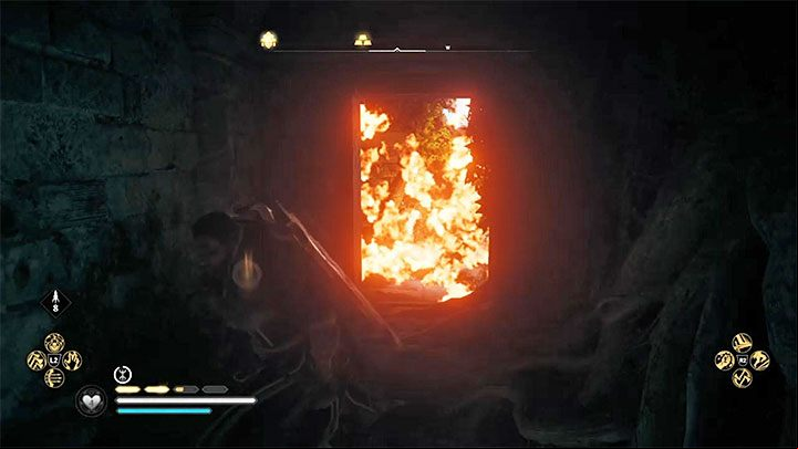 If the poisonous gas is impossible to avoid, you can use an alternative method – throw a torch to make the gas explode - Assassins Creed Valhalla: How to use and how to remove poison? - Combat - Assassins Creed Valhalla Guide and Walkthrough