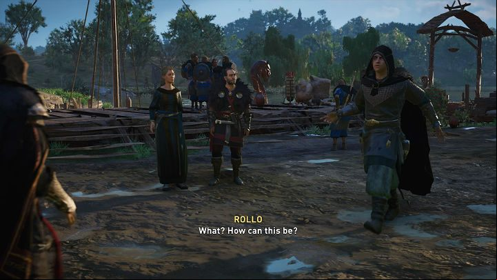 You will find Rollo in a camp by the river - Assassins Creed Valhalla: Twists and Turns - Essexe - Assassins Creed Valhalla Guide and Walkthrough
