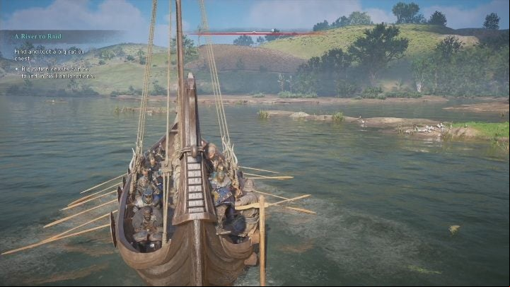 After you set off on the expedition, you will find a new map - the Exe River - Assassins Creed Valhalla: A River to Raid - Walkthrough - Assassins Creed Valhalla Guide and Walkthrough