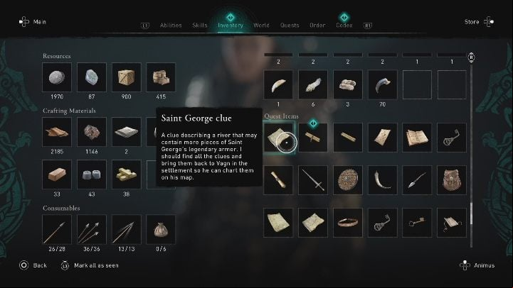 Mission beginning: Complete The Legend of Saint George quest - Assassins Creed Valhalla: The Sword of Saint George - Walkthrough - Assassins Creed Valhalla Guide and Walkthrough