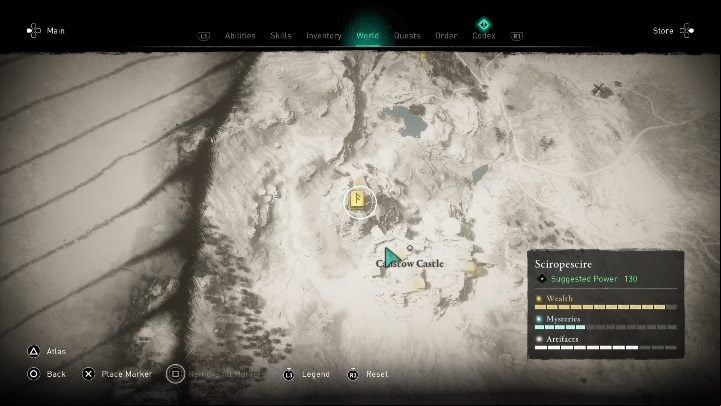You will find the skill called Throwing Axe Fury at the southwestern end of the map - Assassins Creed Valhalla: Abilities - Sciropescire secrets, locations - Sciropescire - Assassins Creed Valhalla Guide and Walkthrough