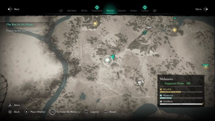 You'll find the Hunter in the northern part of the region, near the Paris border - AC Valhalla Siege of Paris: Frankish nobles, Melunois - secrets - Melunois - Assassins Creed Valhalla Guide and Walkthrough