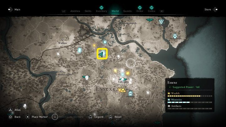 In the place marked on the image above, you will come across a small hut from which a female-like voice will be coming from - Assassins Creed Valhalla: Mother - Essexe - Assassins Creed Valhalla Guide and Walkthrough