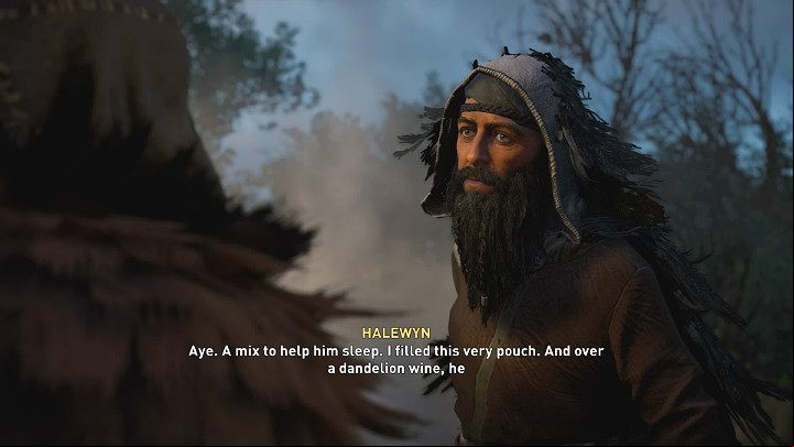 Once you have collected all the tips you can go back to the druid and answer all his questions - Assassins Creed Valhalla: Clues and Riddles - Glowecestrescire - Assassins Creed Valhalla Guide and Walkthrough