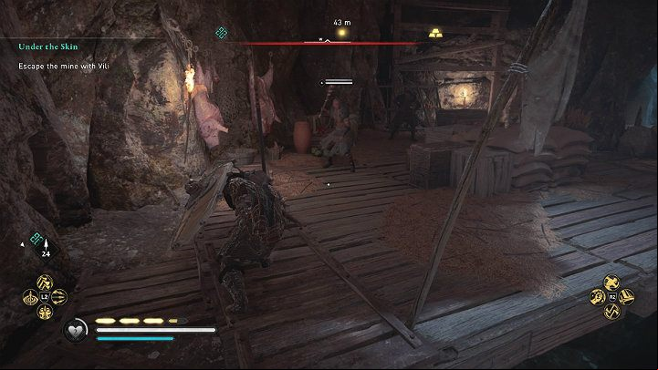 Follow Vili to get out of the mine - Assassins Creed Valhalla: Under the Skin - Snotinghamscire - Assassins Creed Valhalla Guide and Walkthrough