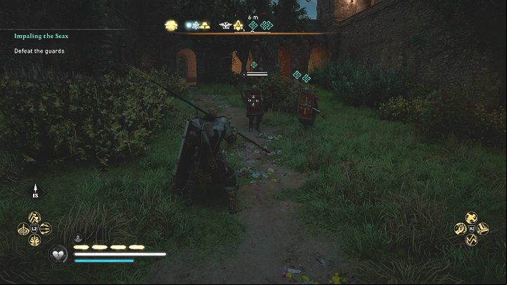 After the truth comes to light, Harriet will run to the crypt, and guards will enter the cemetery - Assassins Creed Valhalla: Impaling the Seax - Wincestre - Assassins Creed Valhalla Guide and Walkthrough