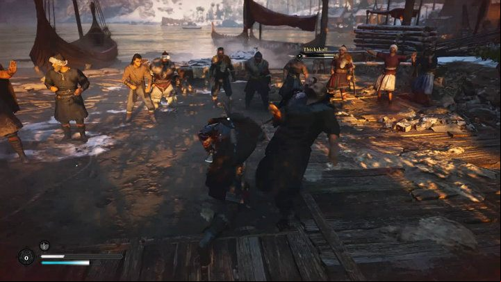 It is best to focus first on the weaker opponent (Ashild the Keen), and when he is knocked down focus on Audbjorn - Assassins Creed Valhalla: Raider Recruit - Rygjafylke - Assassins Creed Valhalla Guide and Walkthrough