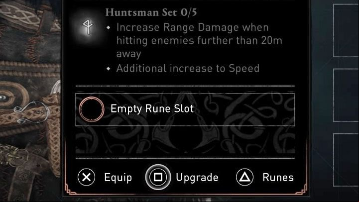 Runes can only be placed in items that have at least one free slot - Assassins Creed Valhalla: How to equip runes? - Eivor - Assassins Creed Valhalla Guide and Walkthrough