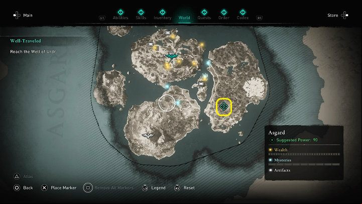 1 - Assassins Creed Valhalla: Well-Traveled - Asgard - Assassins Creed Valhalla Guide and Walkthrough