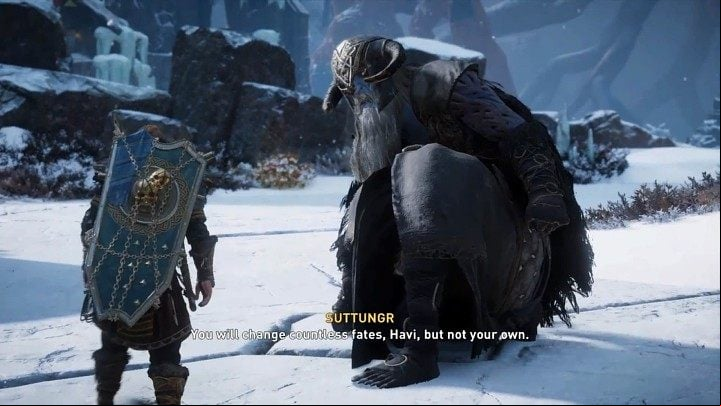 Stay out of your opponent's range or dodge his punches, launch quick counterattacks, and strike whenever you get the chance, and you'll be able to deal with Suttungr in no time - Assassins Creed Valhalla: A Feast to - Jotunheim - Assassins Creed Valhalla Guide and Walkthrough