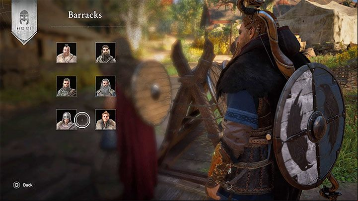 Build barracks in your settlement to unlock the option to modify the Drakkar's crew - AC Valhalla: Drakkar - ship, crew, modification - Basics - Assassins Creed Valhalla Guide and Walkthrough