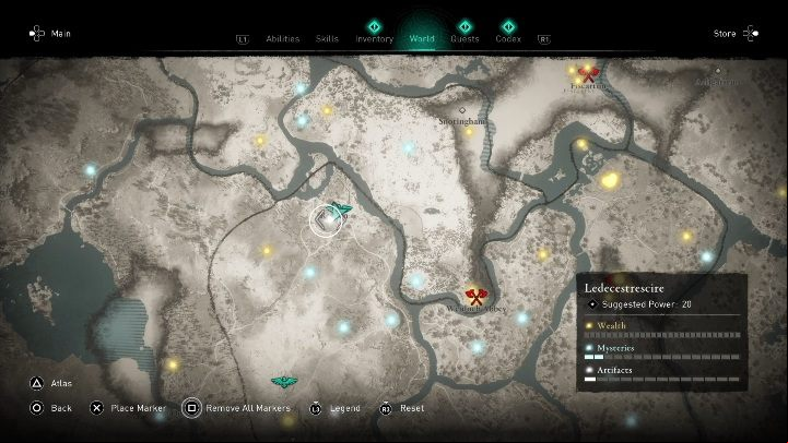 The first page of the saga can be found in the city of Repton - Assassins Creed Valhalla: Rigsogur Fragment - Ledecestresscire secrets, location - Ledecestrescire - Assassins Creed Valhalla Guide and Walkthrough