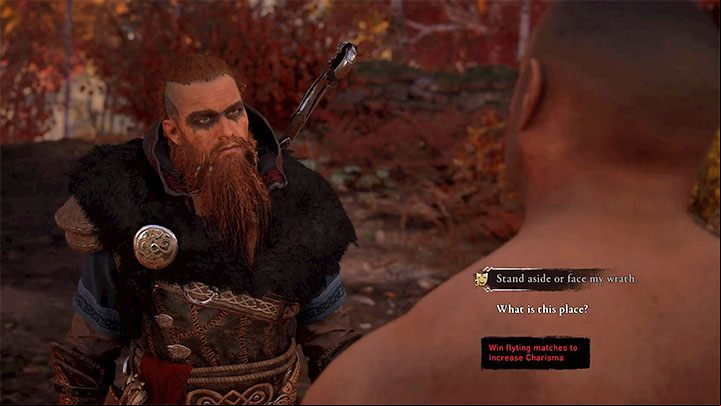 Charisma related dialog options may appear in some conversations with NPCs - Assassins Creed Valhalla: How to and why increase charisma? - Eivor - Assassins Creed Valhalla Guide and Walkthrough