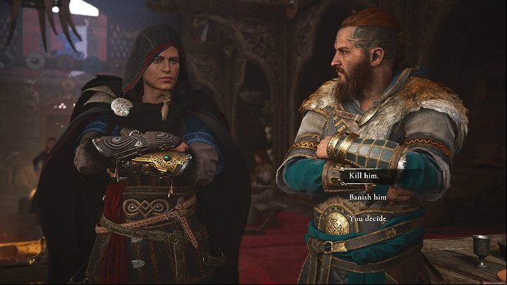 During King Harald's speech, Gorm will the discussion - Assassins Creed Valhalla: Birthrights - Rygjafylke - Assassins Creed Valhalla Guide and Walkthrough
